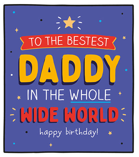 Picture of TO THE BESTEST DADDY BIRTHDAY CARD